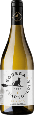 10,95 € 免费送货 | 白酒 Cuarto Lote Blanco D.O. Vinos de Madrid 马德里社区 西班牙 Malvar 瓶子 75 cl