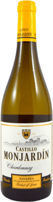 9,95 € Envío gratis | Vino blanco Castillo de Monjardín D.O. Navarra Navarra España Chardonnay Botella 75 cl