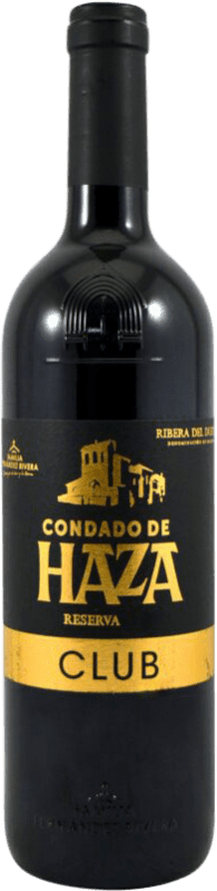 33,95 € Free Shipping | Red wine Condado de Haza Club Reserve D.O. Ribera del Duero Castilla y León Spain Tempranillo Bottle 75 cl
