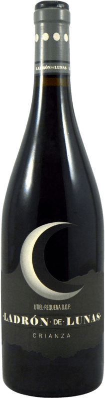 10,95 € Free Shipping | Red wine Ladrón de Lunas Aged D.O. Utiel-Requena Valencian Community Spain Bobal Bottle 75 cl