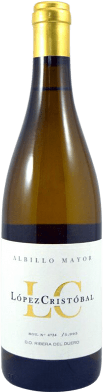 22,95 € Бесплатная доставка | Белое вино López Cristóbal D.O. Ribera del Duero Кастилия-Леон Испания Albillo бутылка 75 cl