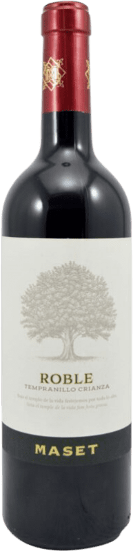 10,95 € Free Shipping | Red wine Maset Oak D.O. Catalunya Catalonia Spain Tempranillo Bottle 75 cl
