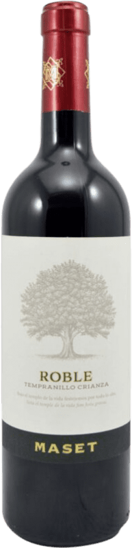 10,95 € Spedizione Gratuita | Vino rosso Maset Quercia D.O. Catalunya Catalogna Spagna Tempranillo Bottiglia 75 cl