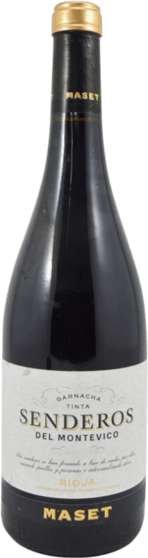 15,95 € Бесплатная доставка | Красное вино Maset Senderos de Montevico D.O.Ca. Rioja Ла-Риоха Испания Garnacha Roja бутылка 75 cl