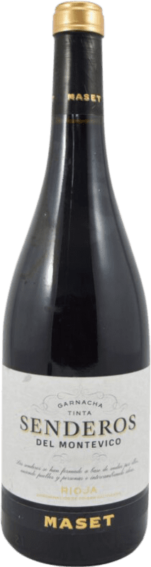 15,95 € Envío gratis | Vino Tinto Maset Senderos de Montevico D.O.Ca. Rioja La Rioja España Garnacha Botella 75 cl