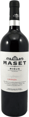 14,95 € Kostenloser Versand | Rotwein Maset Alterung D.O.Ca. Rioja La Rioja Spanien Tempranillo Flasche 75 cl