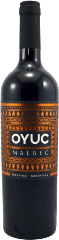 6,95 € Envío gratis | Vino tinto Roales. Oyuc I.G. Mendoza Mendoza Argentina Malbec Botella 75 cl