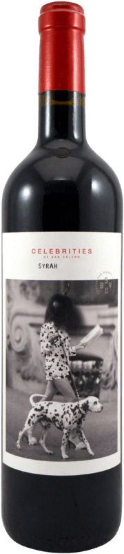 8,95 € Kostenloser Versand | Rotwein San Valero Celebrities D.O. Cariñena Aragón Spanien Syrah 75 cl