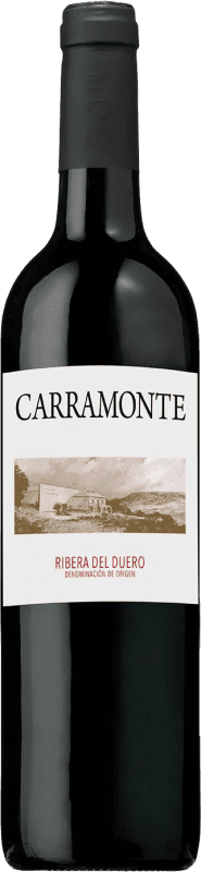 17,95 € Бесплатная доставка | Красное вино Viyuela. Carramonte Crianza — Крианса D.O. Ribera del Duero Кастилия-Леон Испания Tempranillo — Темпранильо Бутылка 75 cl