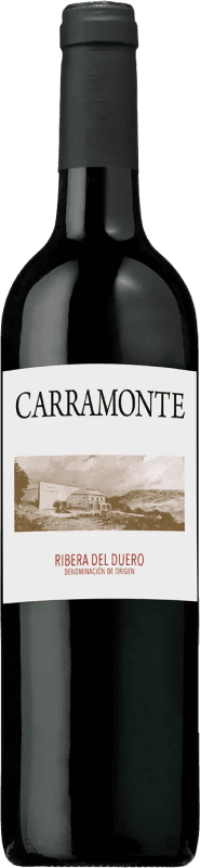 17,95 € 免费送货 | 红酒 Viyuela. Carramonte 岁 D.O. Ribera del Duero 卡斯蒂利亚莱昂 西班牙 Tempranillo 瓶子 75 cl