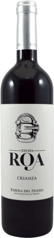 12,95 € Spedizione Gratuita | Vino Rosso Rauda Roa Crianza — Invecchiato in Botte D.O. Ribera del Duero Castilla y León Spagna Tempranillo Bottiglia 75 cl