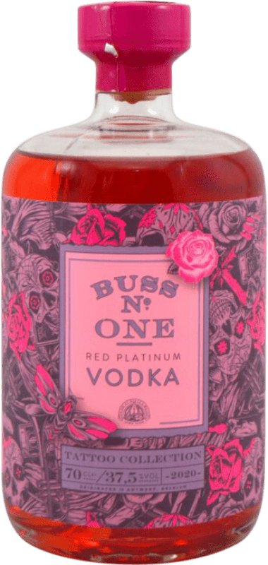 28,95 € 送料無料 | ウォッカ Buss Spirits. Nº One Red — レッドエディション, Platinum — プラチナエディション ベルギー 70 cl