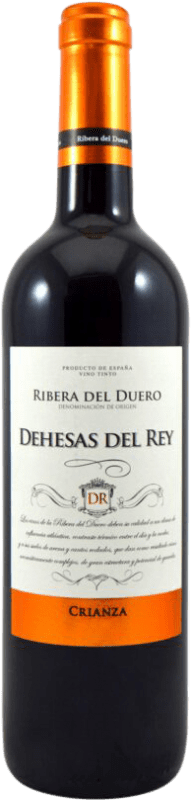 6,95 € Kostenloser Versand | Rotwein Dehesas del Rey Alterung D.O. Ribera del Duero Kastilien und León Spanien Tempranillo Flasche 75 cl