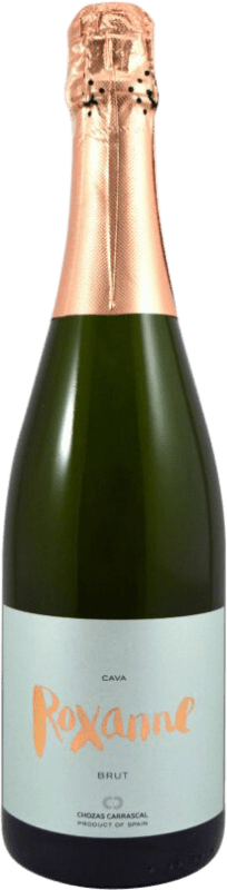 17,95 € Envio grátis | Espumante branco Chozas Carrascal Roxanne Brut D.O. Cava Catalunha Espanha Macabeo, Chardonnay Garrafa 75 cl