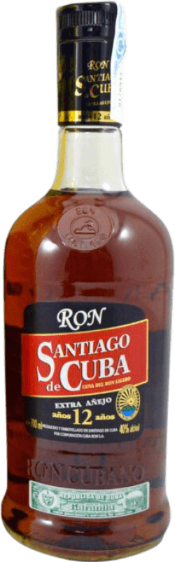 49,95 € Envoi gratuit | Rhum Cuba Ron Santiago de Cuba Extra Añejo Cuba 12 Ans Bouteille 70 cl