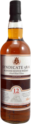54,95 € Envío gratis | Whisky Blended Douglas Laing's Syndicate 58/6 Reino Unido 12 Años Botella 70 cl