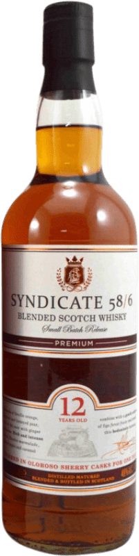 54,95 € 免费送货 | 威士忌混合 Douglas Laing's Syndicate 58/6 英国 12 岁 瓶子 70 cl