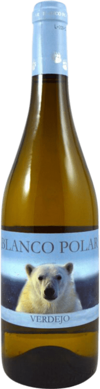 8,95 € Spedizione Gratuita | Vino bianco Finca Garrapachina. Blanco Polar I.G.P. Vino de la Tierra de Castilla y León Castilla y León Spagna Verdejo Bottiglia 75 cl