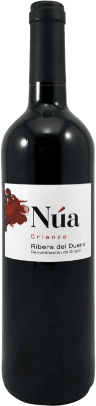 14,95 € 送料無料 | 赤ワイン Grandes Bodegas Núa 高齢者 D.O. Ribera del Duero カスティーリャ・イ・レオン スペイン Tempranillo ボトル 75 cl