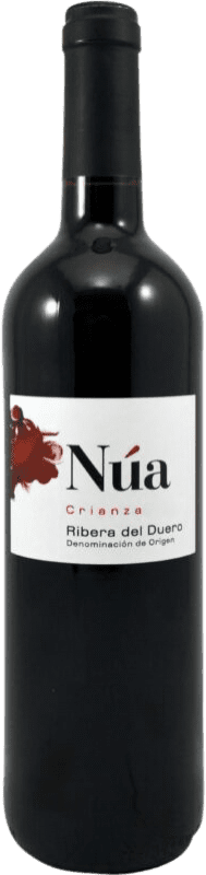 9,95 € Kostenloser Versand | Rotwein Grandes Bodegas Núa Crianza — Kurze Fassreifung D.O. Ribera del Duero Kastilien und León Spanien Tempranillo 75 cl