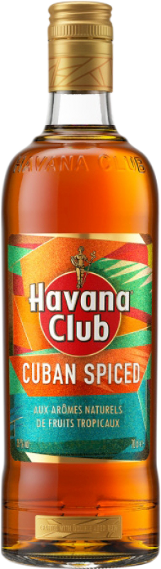 34,95 € 免费送货 | 朗姆酒 Havana Club Cuban Spiced 古巴 瓶子 70 cl