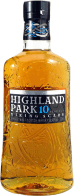 48,95 € Envoi gratuit | Single Malt Whisky Highland Park Viking Scars Royaume-Uni 10 Ans Bouteille 70 cl