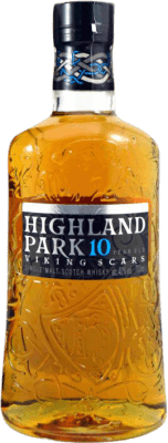 48,95 € Spedizione Gratuita | Whisky Single Malt Highland Park Viking Scars Regno Unito 10 Anni Bottiglia 70 cl