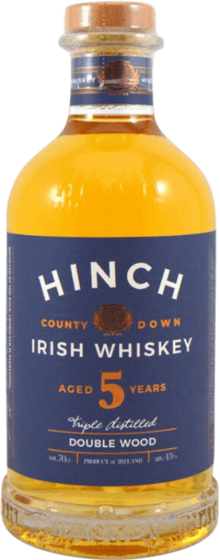 46,95 € Free Shipping | Whisky Blended Hinch Double Wood Ireland 5 Years Bottle 70 cl