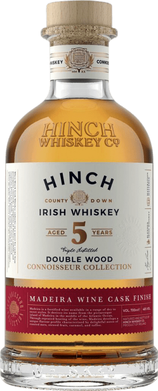 76,95 € Envío gratis | Whisky Blended Hinch Double Cask — Doble Barrica Irlanda 5 Años 70 cl