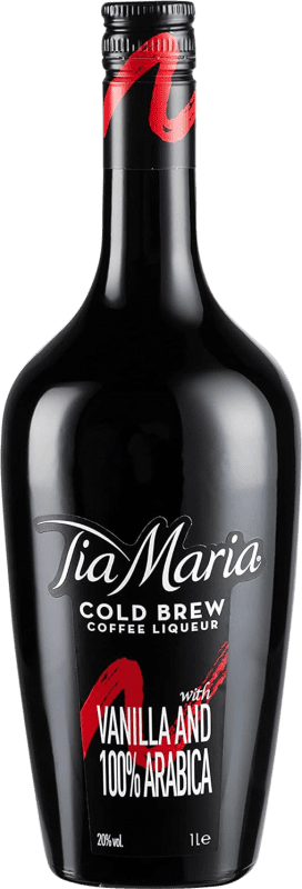 26,95 € Envío gratis | Licores Tía María Cold Brew Licor de Café Italia Botella 1 L