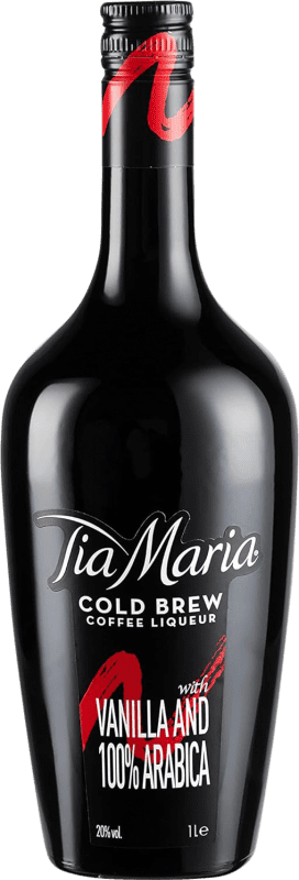 26,95 € Envio grátis | Licores Tía María Cold Brew Licor de Café Itália Garrafa 1 L