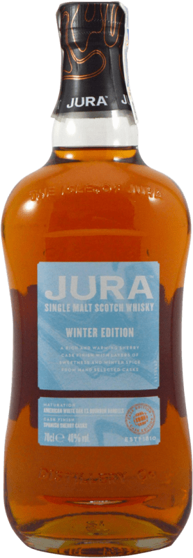 49,95 € Envio grátis | Whisky Single Malt Isle of Jura Winter Edition Reino Unido Garrafa 70 cl
