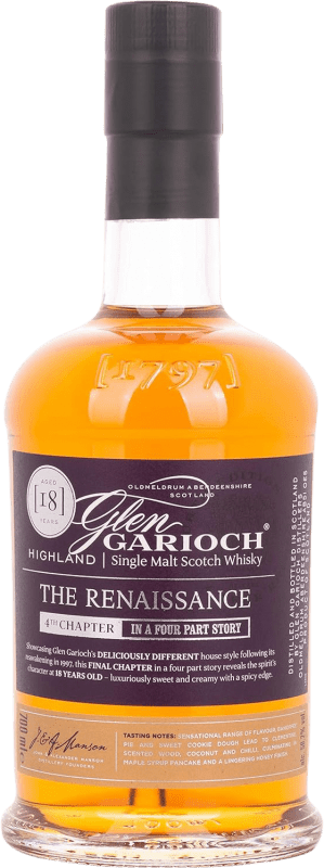 214,95 € Envoi gratuit | Whisky Single Malt Glen Garioch The Renaissance 4th chapter Royaume-Uni 18 Ans Bouteille 70 cl