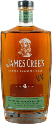 33,95 € 免费送货 | 波本威士忌 Crabbie Yardhead James Cree's 美国 4 岁 瓶子 70 cl