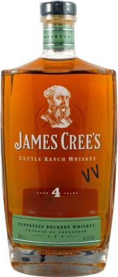 34,95 € Spedizione Gratuita | Whisky Bourbon Crabbie Yardhead James Cree's stati Uniti 4 Anni Bottiglia 70 cl