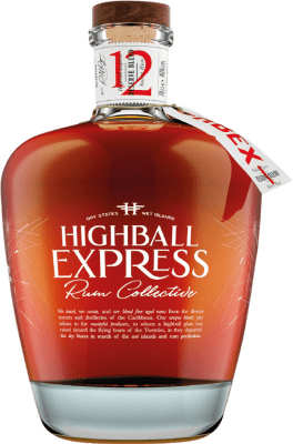 54,95 € 免费送货 | 朗姆酒 Kirker Greer Highball Express Rum Collective 预订 英国 12 岁 瓶子 70 cl
