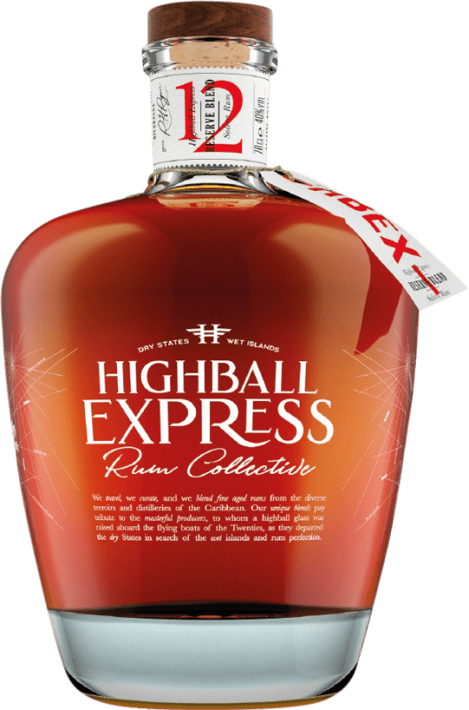 57,95 € Free Shipping | Rum Kirker Greer Highball Express Rum Collective Reserve United Kingdom 12 Years Bottle 70 cl