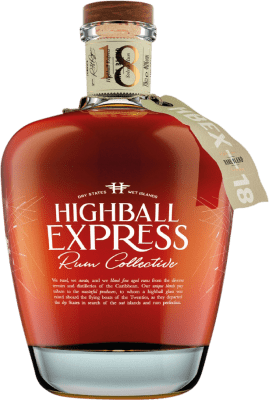 63,95 € 免费送货 | 朗姆酒 Kirker Greer Highball Express Rum Collective Rare 英国 18 岁 瓶子 70 cl