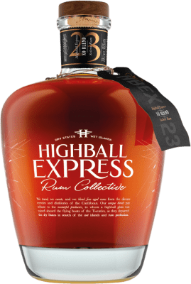 85,95 € Бесплатная доставка | Ром Kirker Greer Highball Express Rum Collective XO Объединенное Королевство 23 Лет бутылка 70 cl