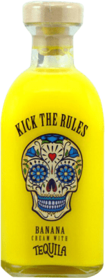 14,95 € Envio grátis | Tequila Lasil Kick The Rules Crema de Banana con Tequila Espanha Garrafa 70 cl