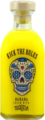 13,95 € Бесплатная доставка | Текила Lasil Kick The Rules Crema de Banana con Tequila Испания бутылка 70 cl