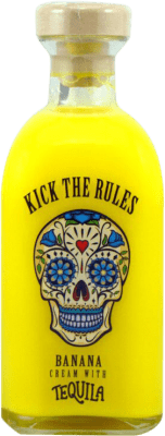 15,95 € Бесплатная доставка | Текила Lasil Kick The Rules Crema de Banana con Tequila Испания бутылка 70 cl