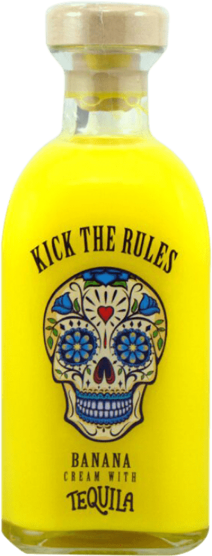 14,95 € Kostenloser Versand | Tequila Lasil Kick The Rules Crema — Creme Spanien 70 cl Banana — Banane, Tequila