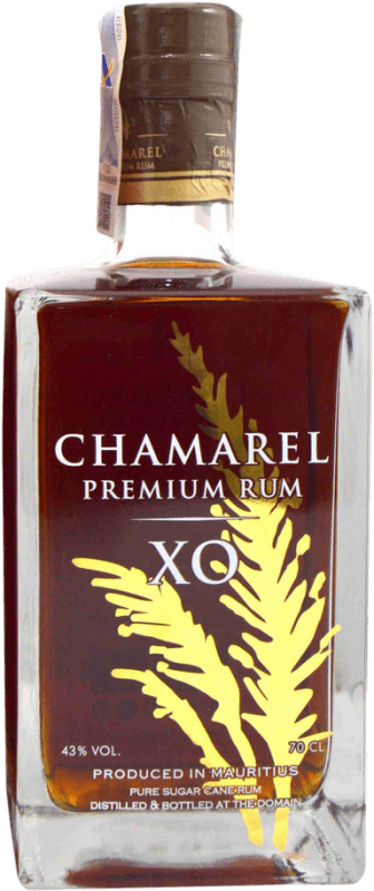 111,95 € 送料無料 | ラム Chamarel L'Exil Road Premium — プレミアム, Royal — ロイヤル XO Extra Old — エクストラオールド モーリシャス 6 年 70 cl Caramel — キャラメル