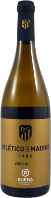 10,95 € Free Shipping | White wine Atlético de Madrid. 1903 D.O. Rueda Castilla y León Spain Verdejo Bottle 75 cl