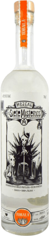 118,95 € Free Shipping | Mezcal Siete Misterios Tobala Mexico Bottle 70 cl