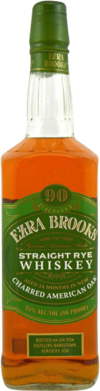 35,95 € Kostenloser Versand | Bourbon Whisky Lux Row Ezra Brooks. Straight Rye Vereinigte Staaten Flasche 70 cl