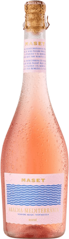 6,95 € Envio grátis | Espumante Rosé Maset del Lleó Abadía Mediterránea Aguja Espanha Tempranillo, Garnacha — Grenache Garrafa 75 cl