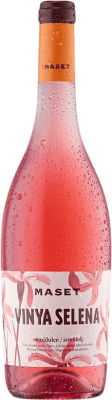 6,95 € Free Shipping | Rosé wine Maset del Lleó Vinya Selena Semi-Dry Semi-Sweet D.O. Catalunya Catalonia Spain Macabeo, Xarel·lo, Sauvignon White Bottle 75 cl