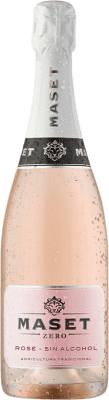 7,95 € 免费送货 | 玫瑰酒 Maset del Lleó Zero Rosado 西班牙 Tempranillo 瓶子 75 cl 不含酒精